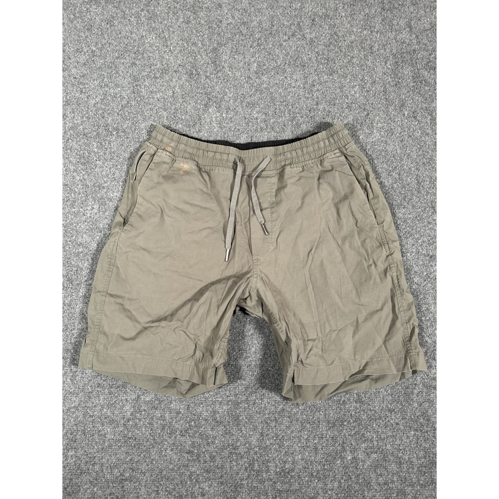 Lululemon Bowline Shorts Mens Medium Green Chino Drawstring Ripstop 8"